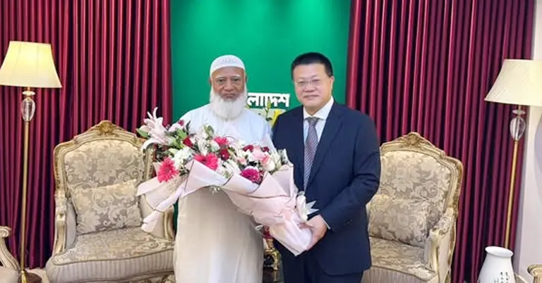 জামায়াত আমিরের সঙ্গে চীনের রাষ্ট্রদূতের সাক্ষাৎ